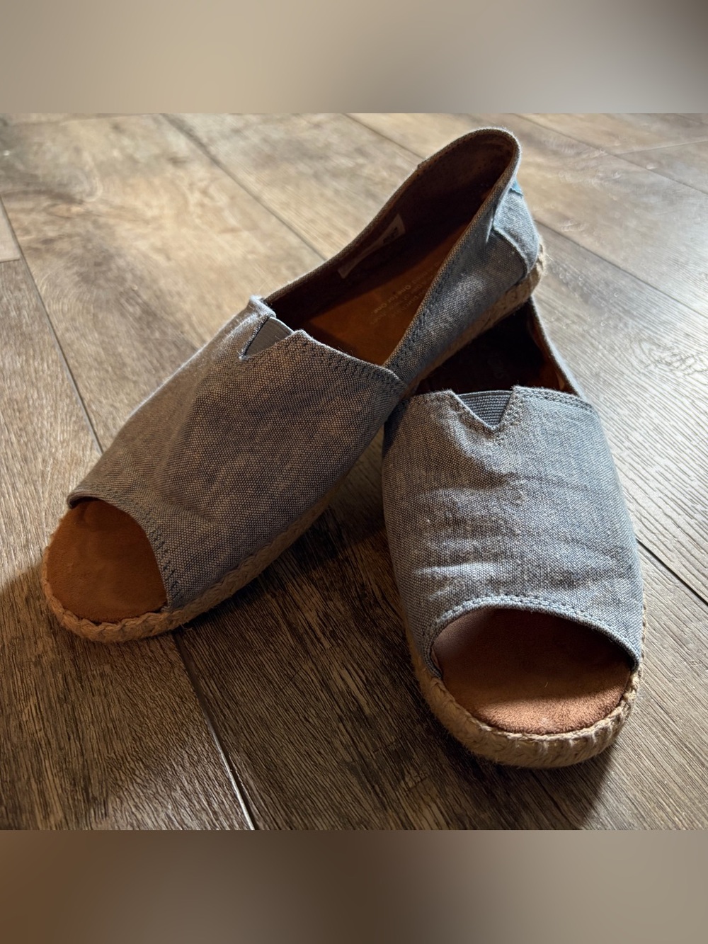 TOMS Open-Toe Espadrille Sandals